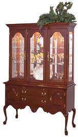 cherry china sideboard